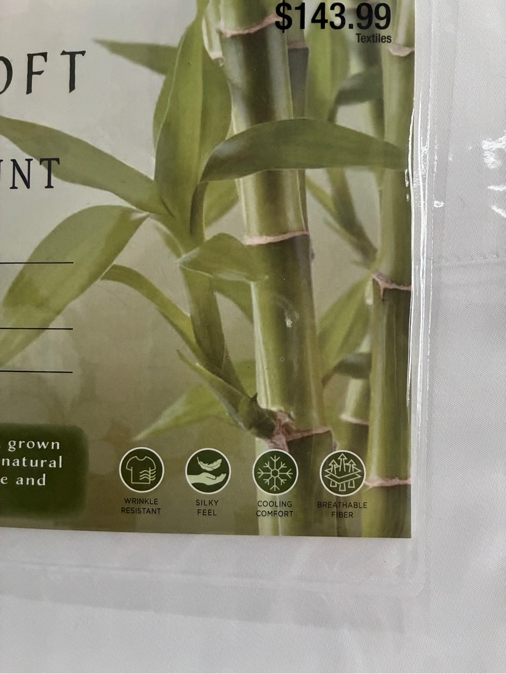 Bamboo Soft, 4 pc Bamboo King Sheet Set in White, 400 Thread Count, NEW! $144 - Picture 4 of 4